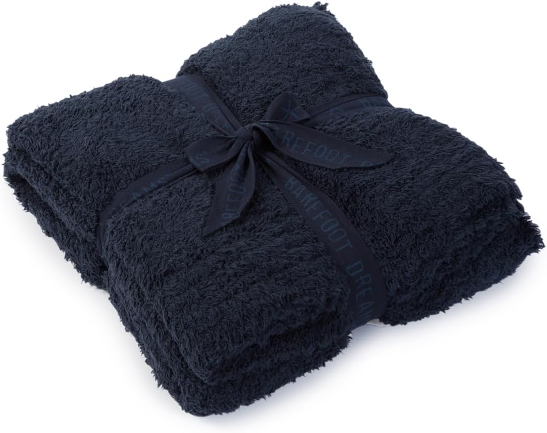MANTA BAREFOOT DREAMS COZYCHIC INDIGO 54X72 PULGADAS - 1