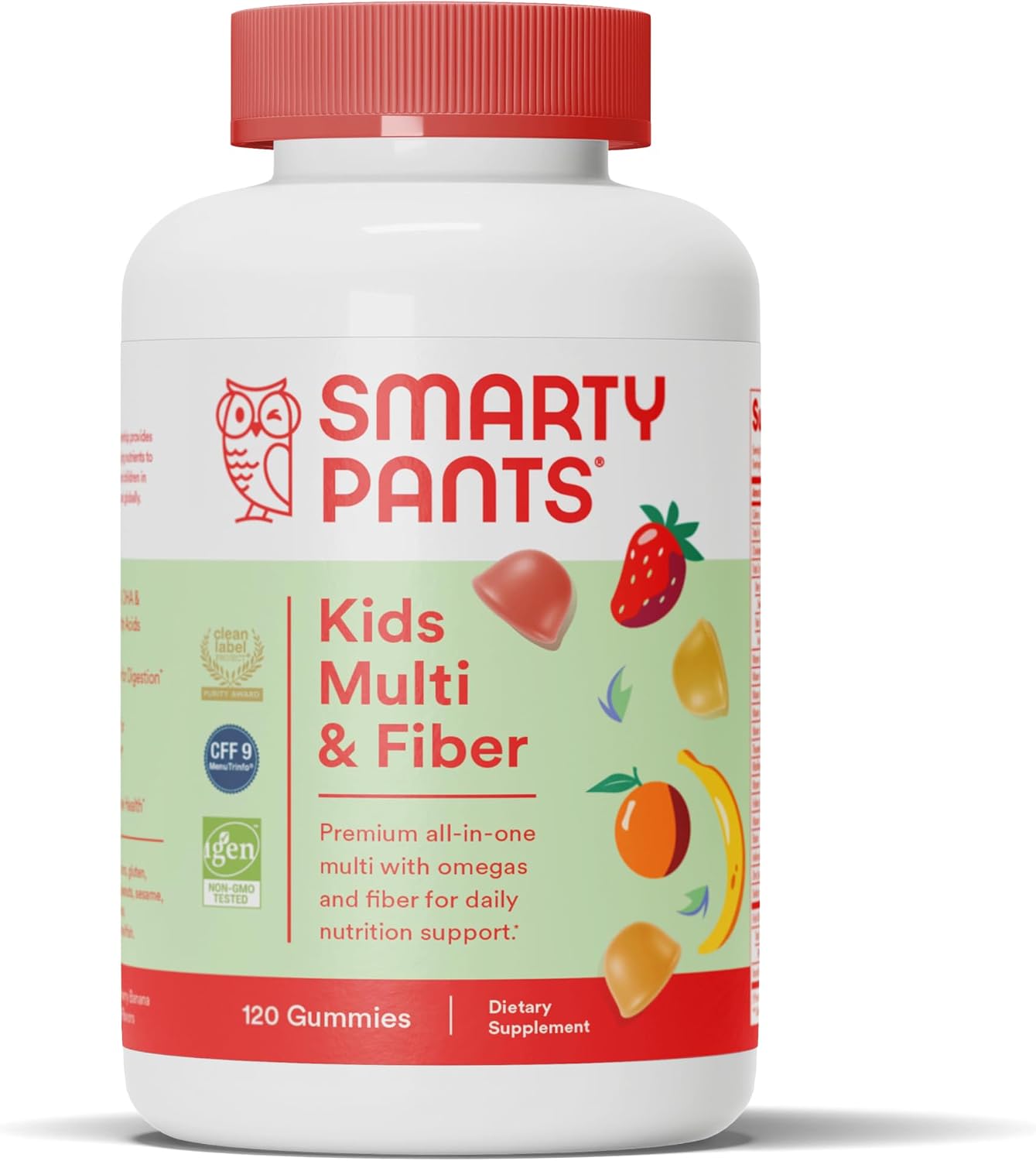 MULTIVITAMÍNICO SMARTYPANTS KIDS CON FIBRA GOMITAS 120 UNIDADES - 1