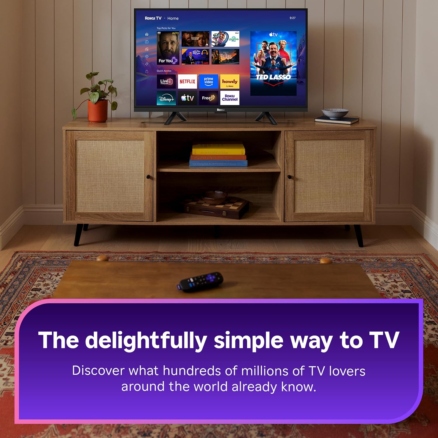 TELEVISOR ROKU 24 PULGADAS SELECT SERIES SMART TV 720P HD - 2