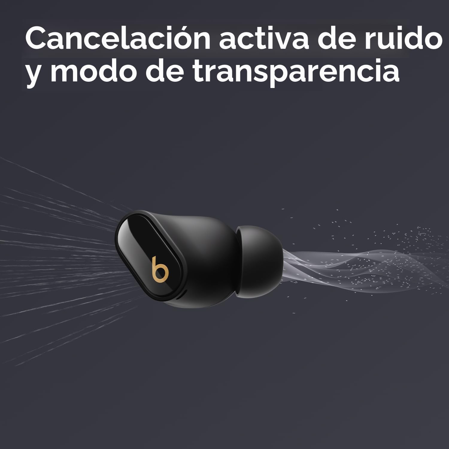 AUDÍFONOS TRUE WIRELESS BEATS STUDIO BUDS + NEGRO/DORADO - 2