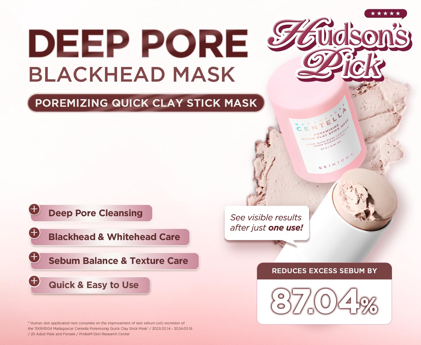 MASCARILLA FACIAL SKIN1004 POREMIZING CLAY STICK 0.95 OZ - 2