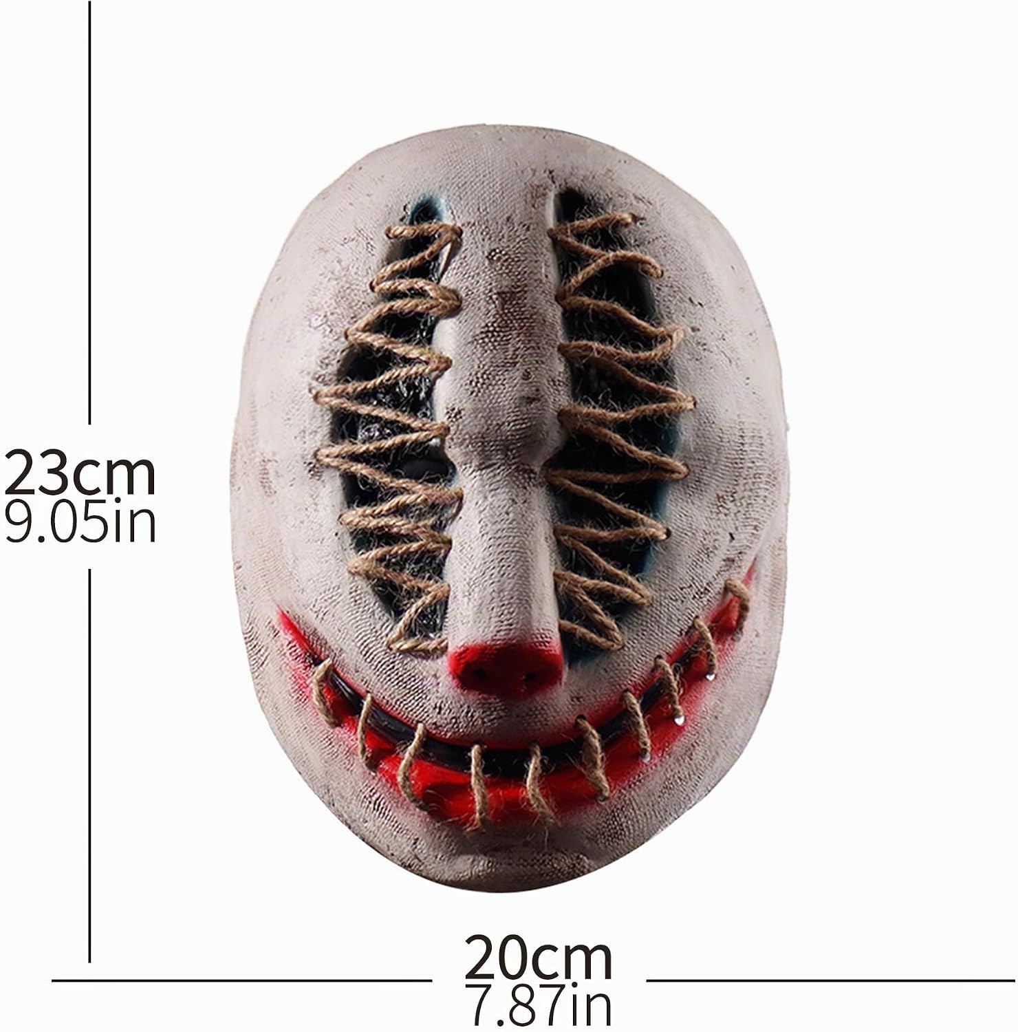MÁSCARA DE LÁTEX HALLOWEEN VMONKE ROSTRO DE ZOMBI TERRORÍFICO - 4
