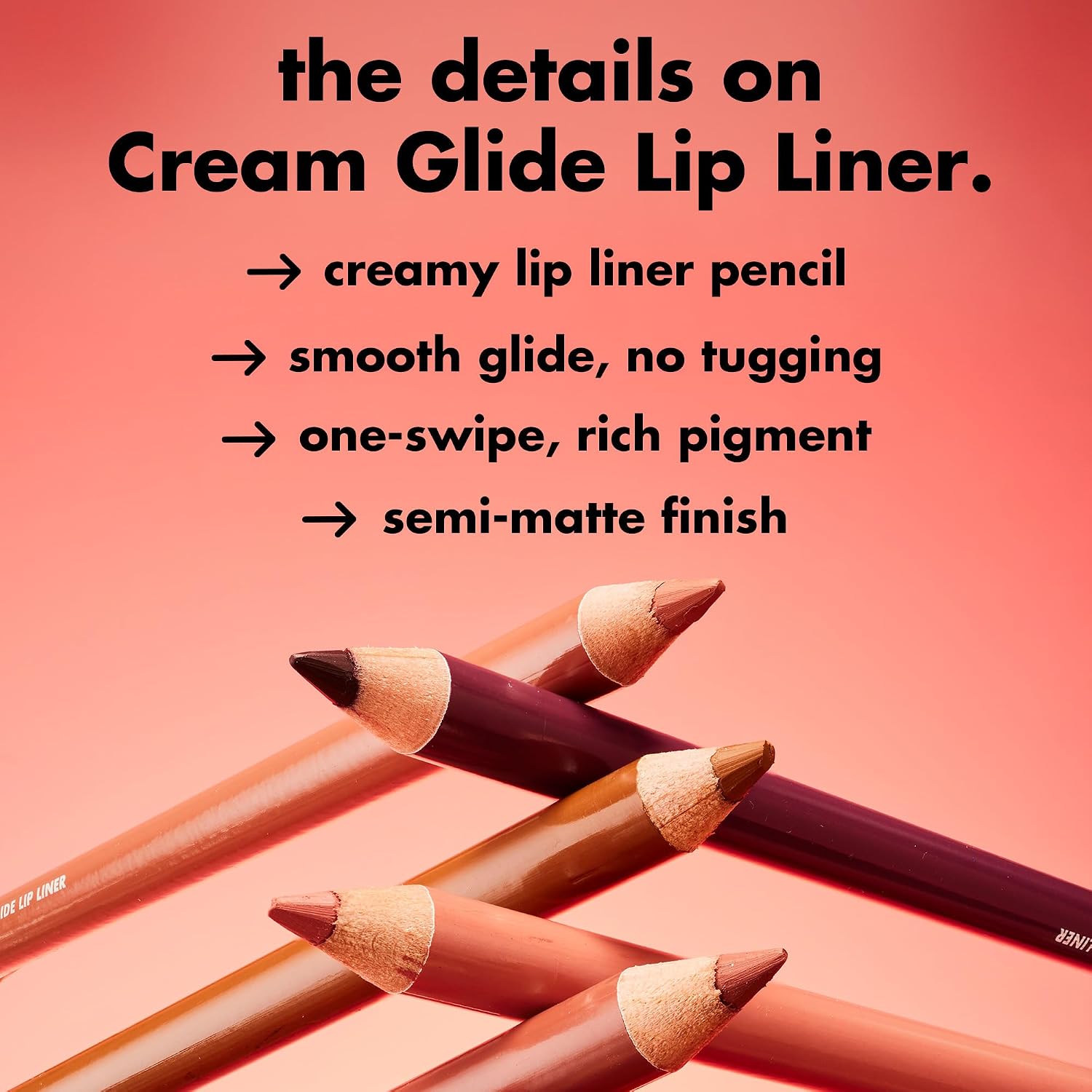 LÁPIZ DELINEADOR DE LABIOS E.L.F. CREAM GLIDE SEMI-MATE - 3