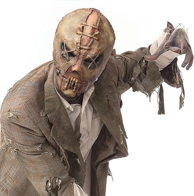 MÁSCARA DE LÁTEX HALLOWEEN VMONKE ROSTRO DE ZOMBI TERRORÍFICO - 1