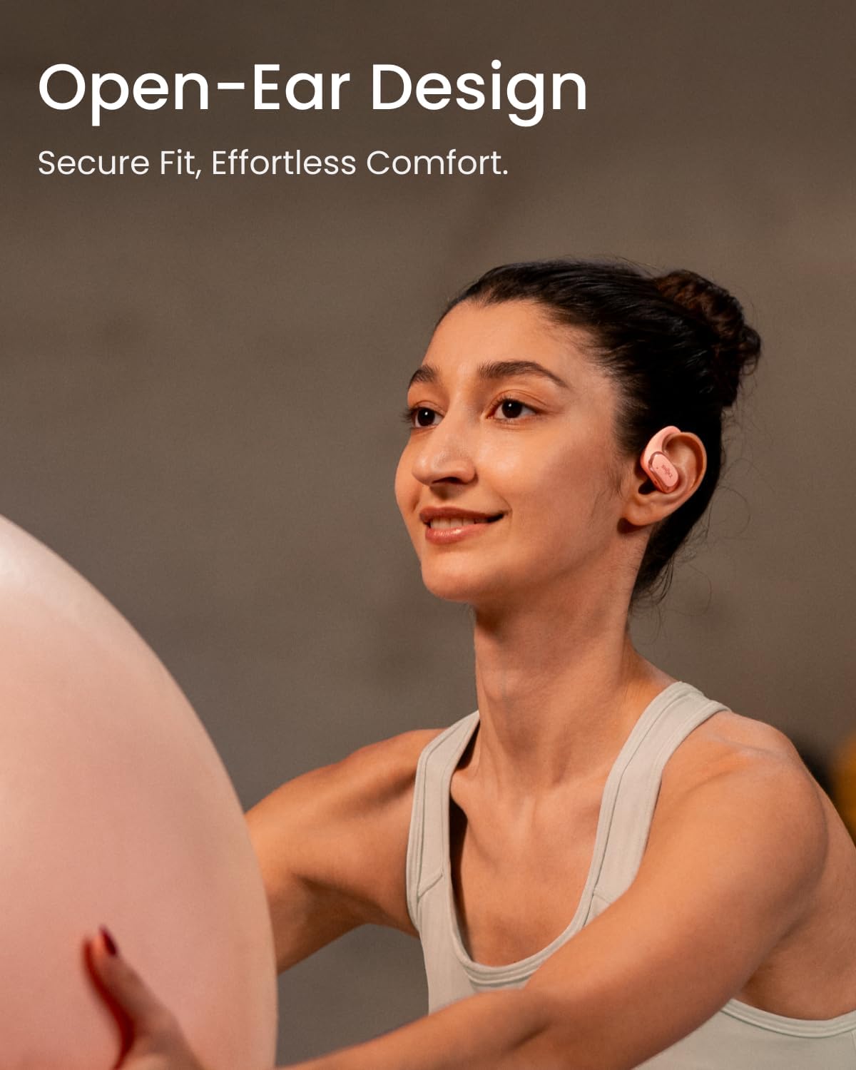 AUDÍFONOS SHOKZ OPENFIT AIR TRUE WIRELESS ROSA - 2