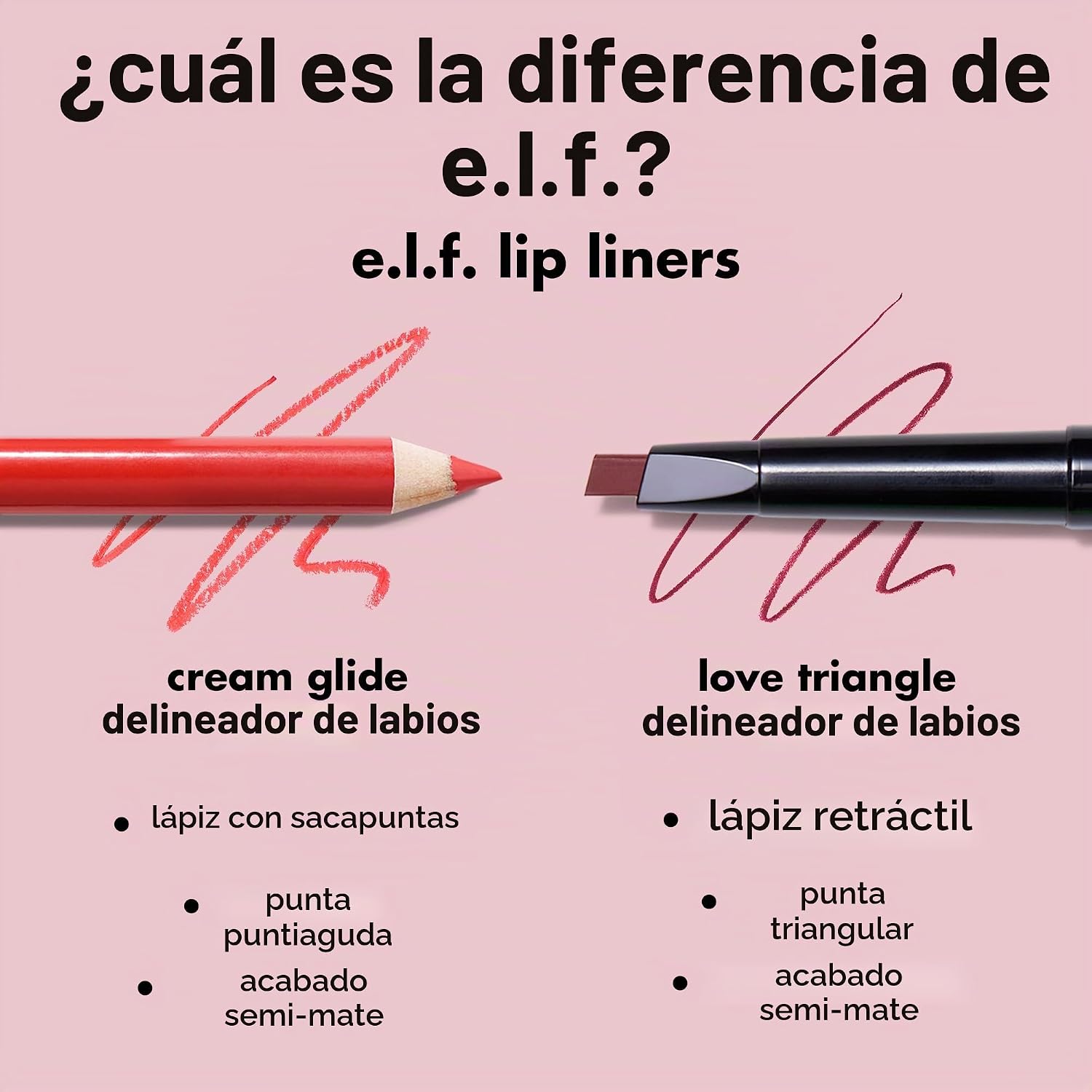 LĂPIZ DELINEADOR DE LABIOS E.L.F. CREAM GLIDE SEMI-MATE - 5