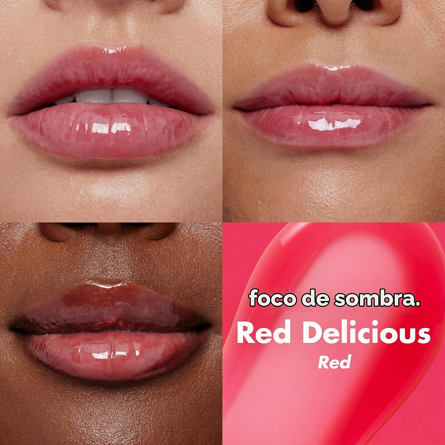 ACEITE PARA LABIOS E.L.F. GLOW REVIVER LIP OIL TINTED ROJO - 4