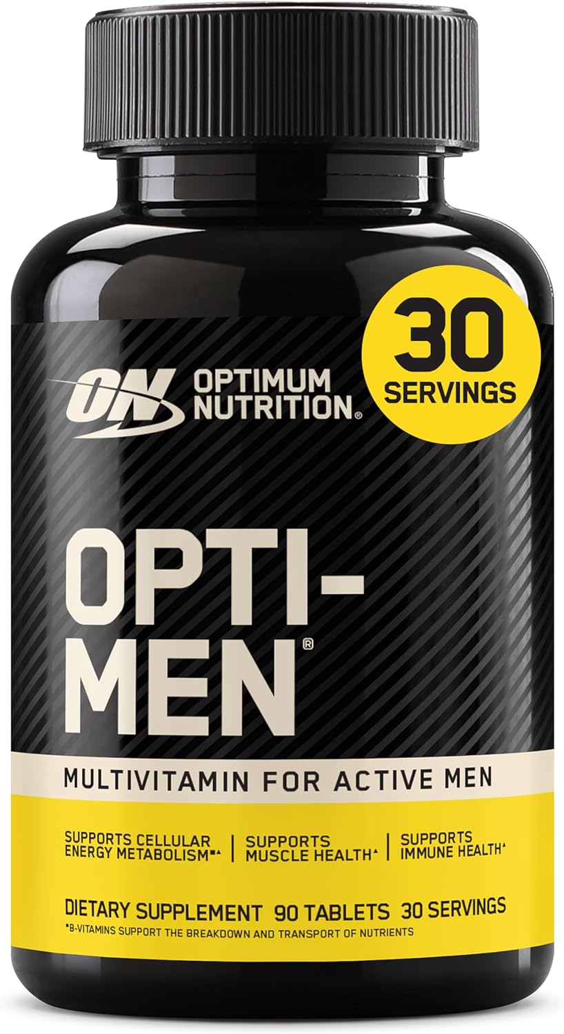 MULTIVITAMÍNICO OPTIMUM NUTRITION OPTI-MEN 90 TABLETAS - 1