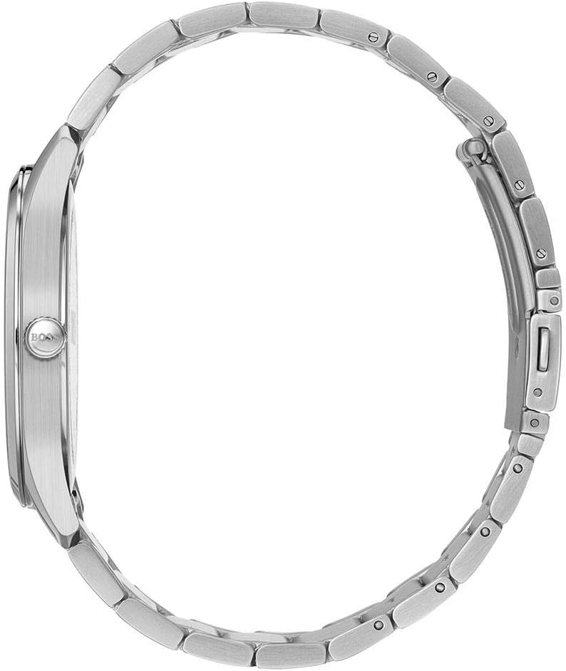 RELOJ DE PULSERA PARA HOMBRE BOSS BLACK CUARZO CON CORREA DE ACERO INOXIDABLE PLATEADO Y NEGRO 20 - 2