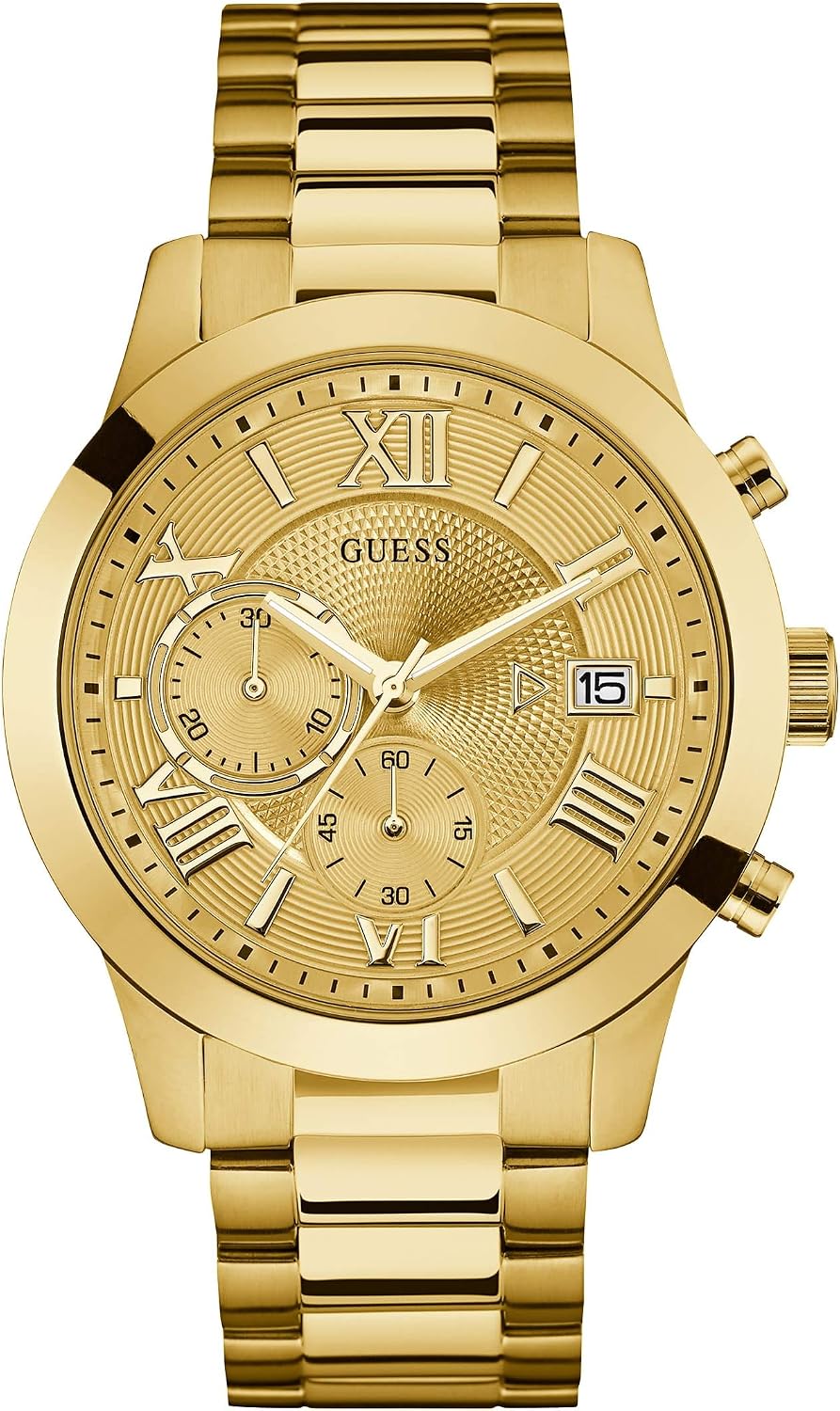 RELOJ DE PULSERA PARA HOMBRE GUESS ANALÓGICO CON CAJA DE ACERO Y RESISTENCIA AL AGUA 50M - 1
