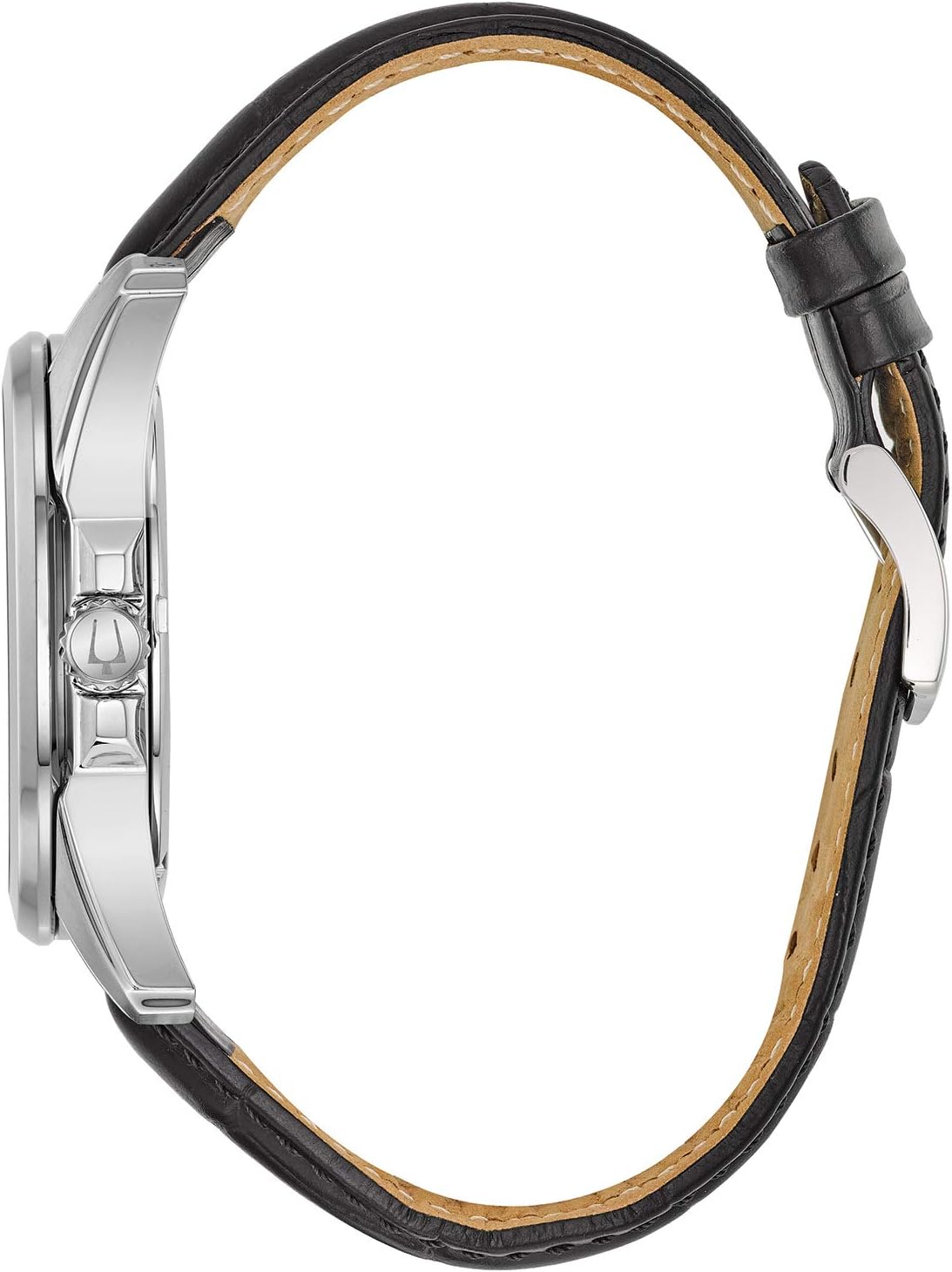 RELOJ DE PULSERA BULOVA PRECISIONIST 96B257 ACERO CON CORREA DE CUERO NEGRO Y ESFERA AZUL - 2