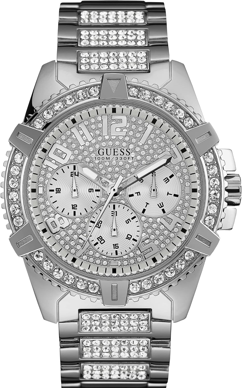 RELOJ DE PULSERA GUESS SILVER-TONE MULTIFUNCTION - 4