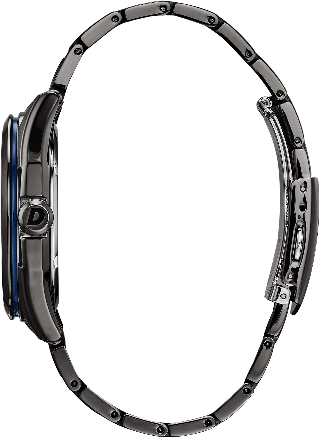 RELOJ DE PULSERA CITIZEN ECO-DRIVE WEEKENDER AW1147-52L ACERO INOXIDABLE NEGRO CON ESFERA AZUL - 3