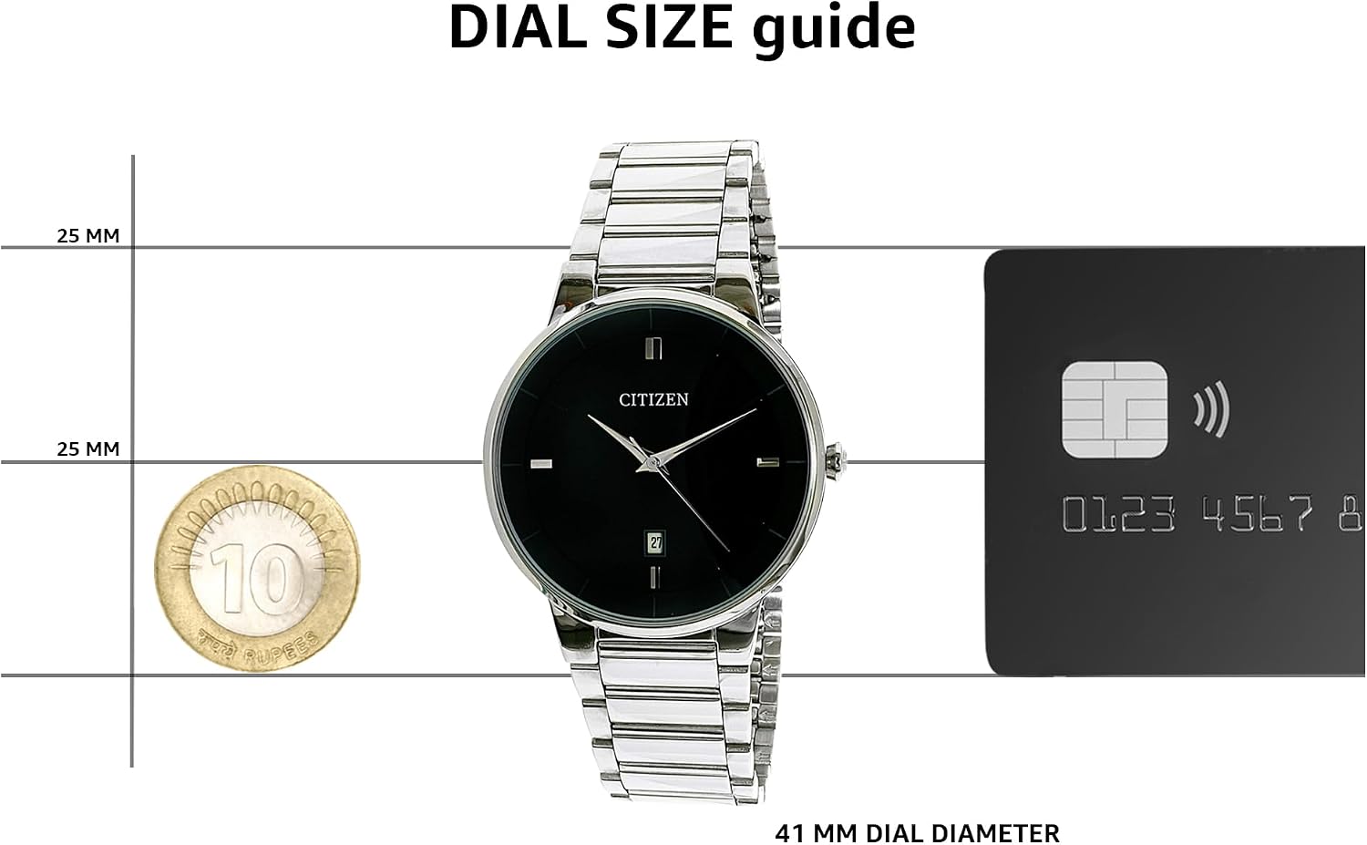 RELOJ DE PULSERA CITIZEN QUARTZ ACERO CLÁSICO - 4