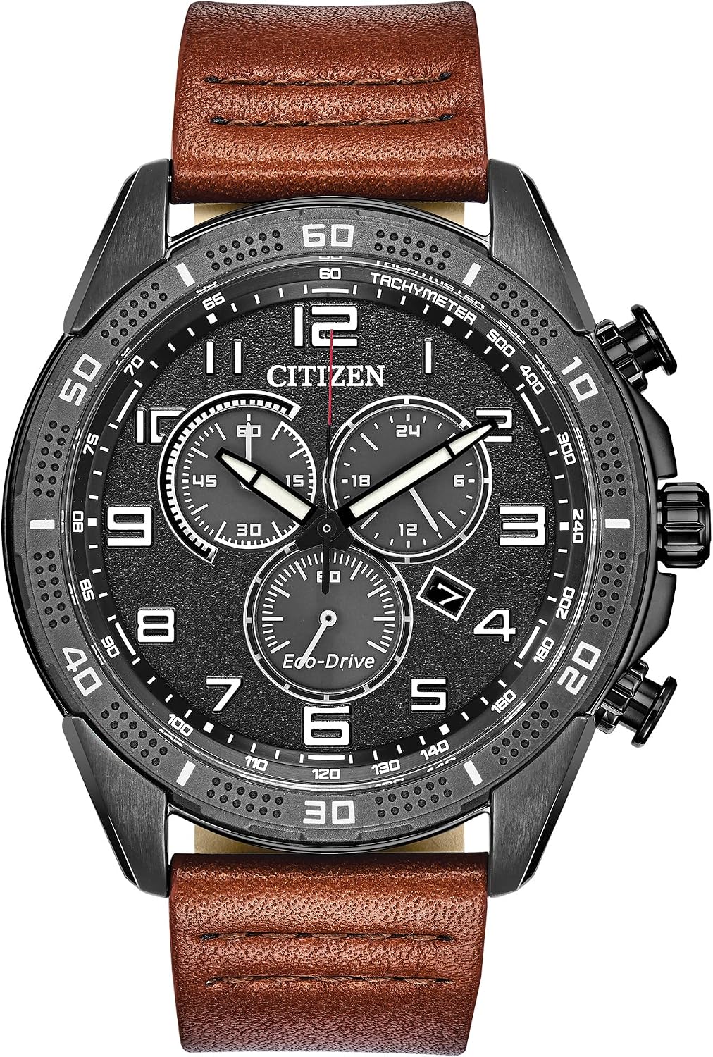 RELOJ DE PULSERA CITIZEN ECO-DRIVE BRYCEN AT2447-01E 45MM ACERO - 1