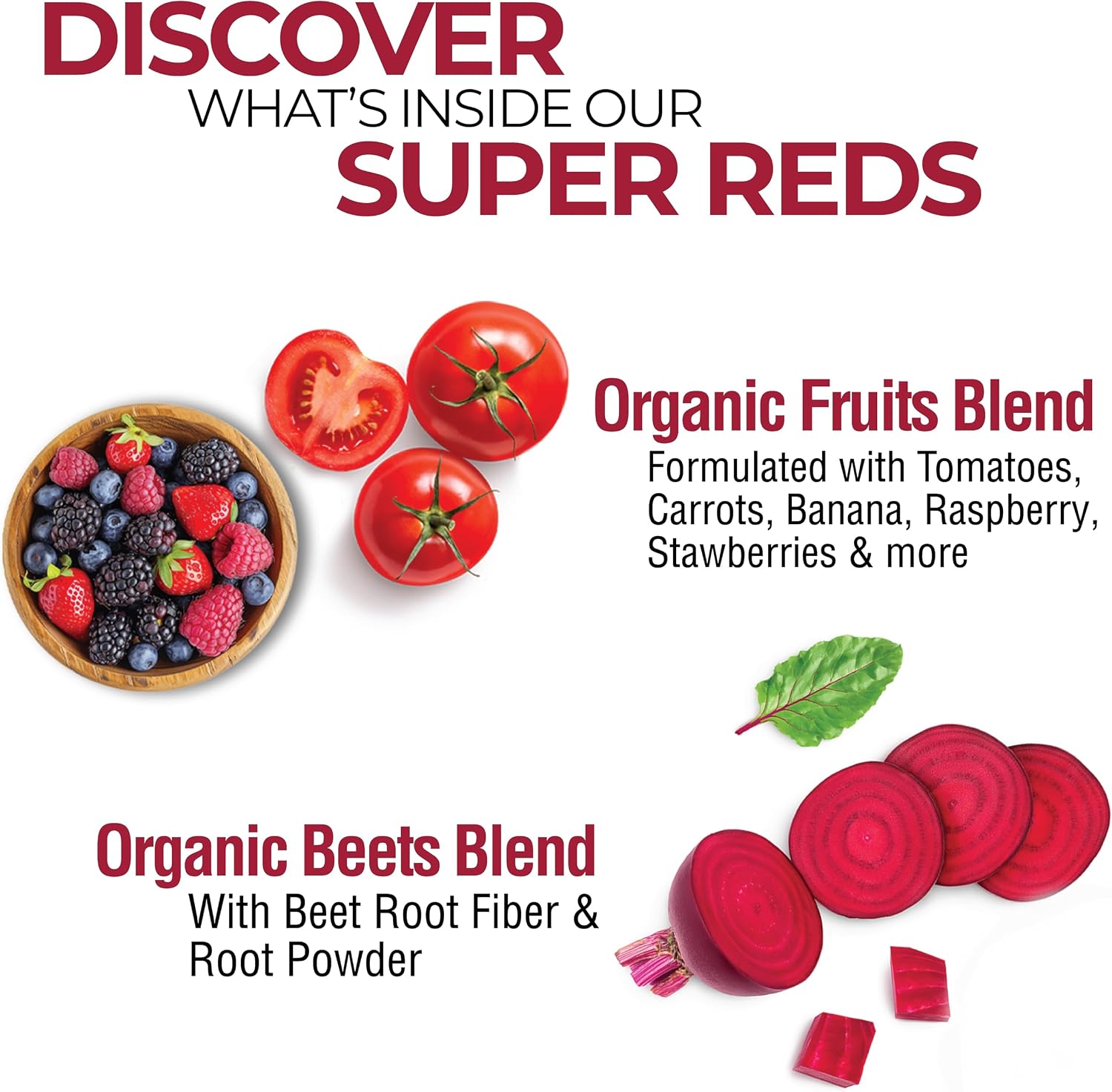 SUPLEMENTO EN POLVO COUNTRY FARMS SUPER REDS 20 PORCIONES SABOR FRUTOS ROJOS - 3