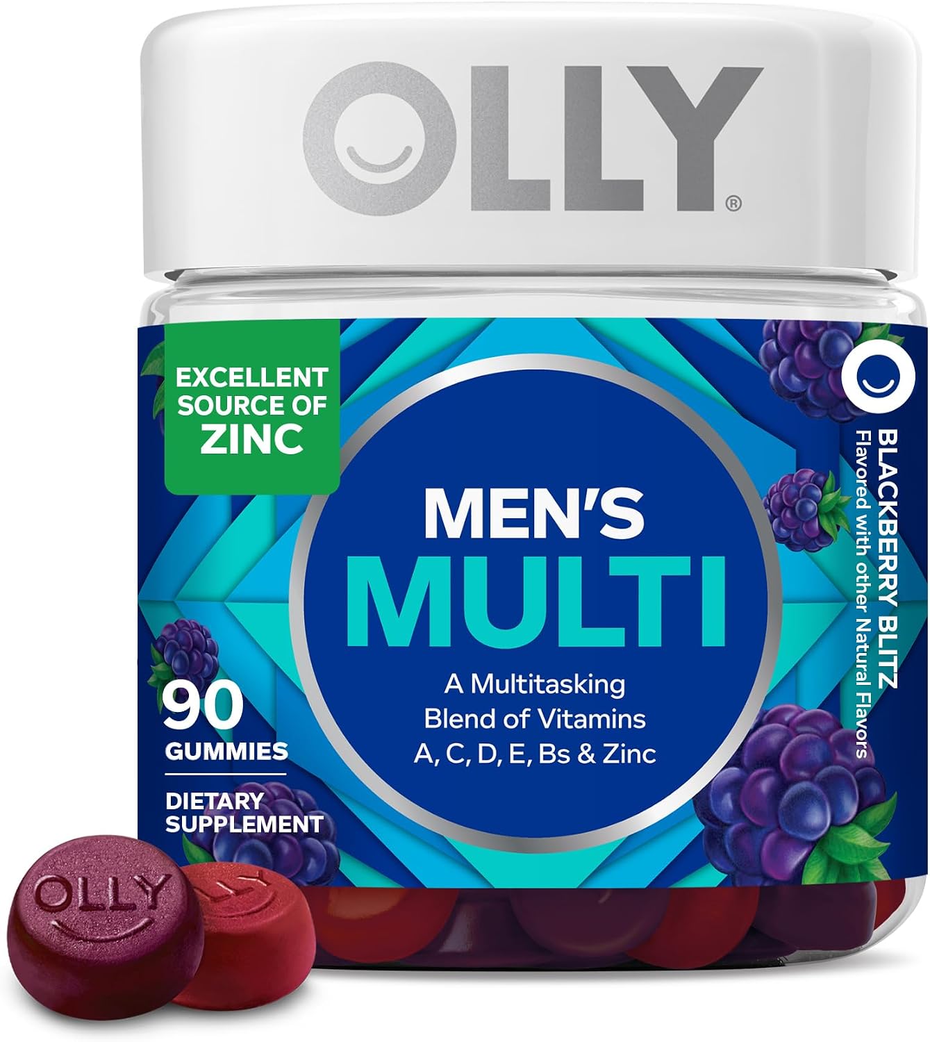 MULTIVITAMÍNICO EN GOMITAS PARA HOMBRE OLLY 90 UNIDADES - 1