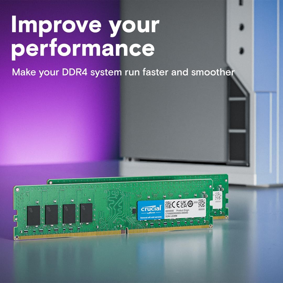 MEMORIA RAM CRUCIAL 32GB DDR4 3200MHZ PC4-25600 UDIMM 288-PIN - 3