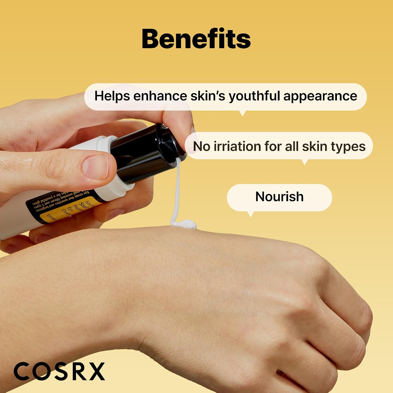 CREMA PARA CONTORNO DE OJOS COSRX SNAIL MUCIN PEPTIDE 25 ML - 4