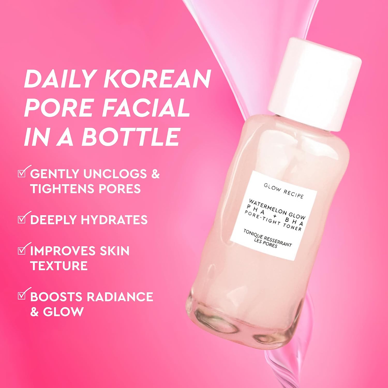 TĂNICO FACIAL GLOW RECIPE PHA + BHA WATERMELON 40ML - 2
