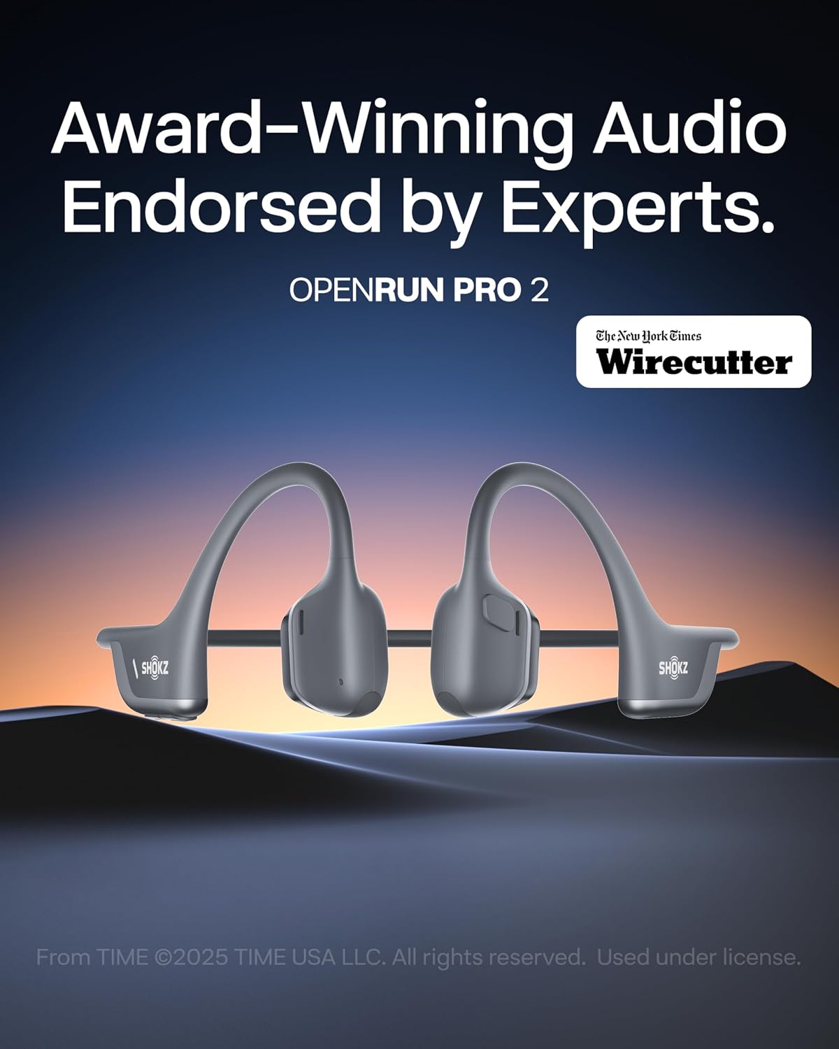 AUDÍFONOS DEPORTIVOS SHOKZ OPENRUN PRO 2 BLUETOOTH CONDUCCIÓN ÓSEA NEGRO - 2