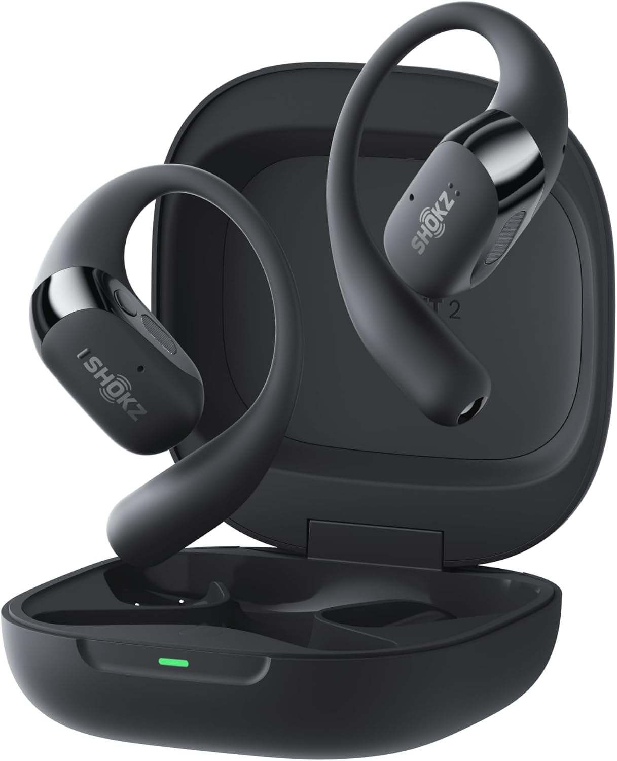 AUDÍFONOS SHOKZ OPENFIT 2+ NEGRO CON DOLBY AUDIO Y CARGA INALÁMBRICA - 1