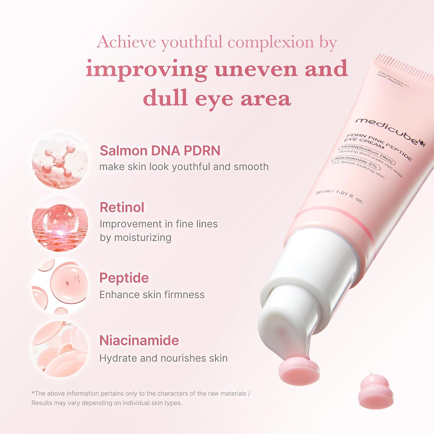 SUERO PARA OJOS MEDICUBE PDRN CON ADN DE SALMÓN 30 ML - 3