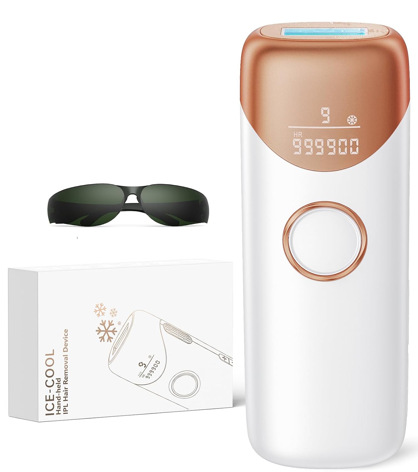 DEPILADORA IPL UBROO CT05 GOLD CON SISTEMA DE ENFRIAMIENTO - 1