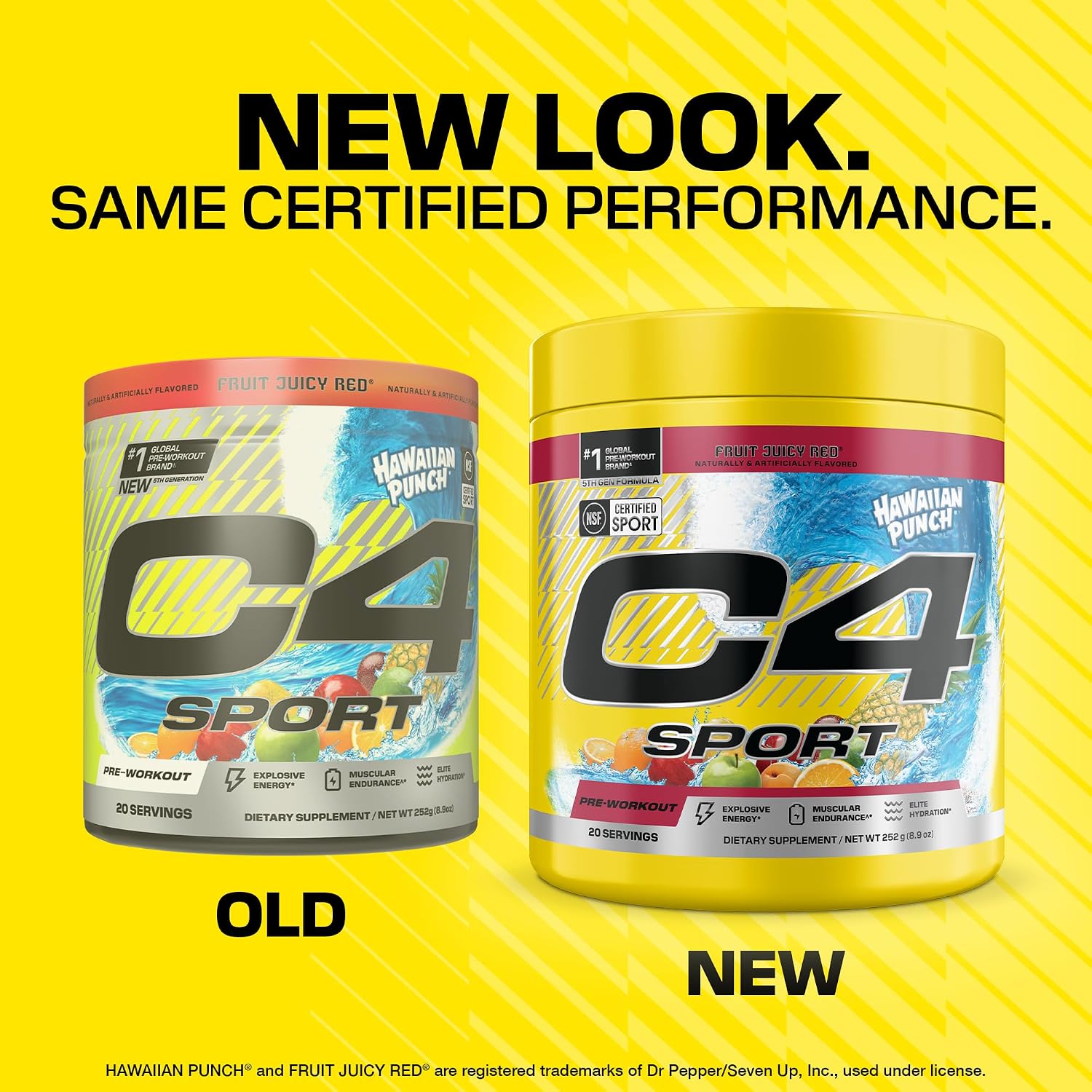 PRE WORKOUT CELLUCOR C4 SPORT 200MG CAFEÍNA SABOR HAWAIIAN PUNCH 20 PORCIONES - 3