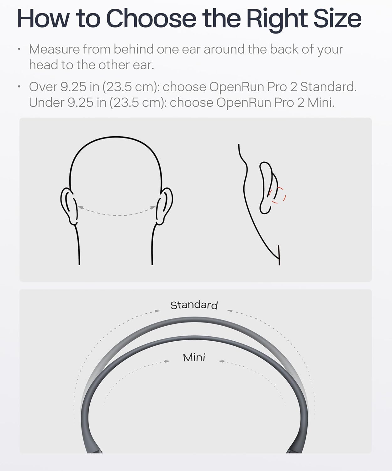 AUDÍFONOS SHOKZ OPENRUN PRO 2 BLUETOOTH SPORT CONDUCCIÓN ÓSEA PLATA - 3
