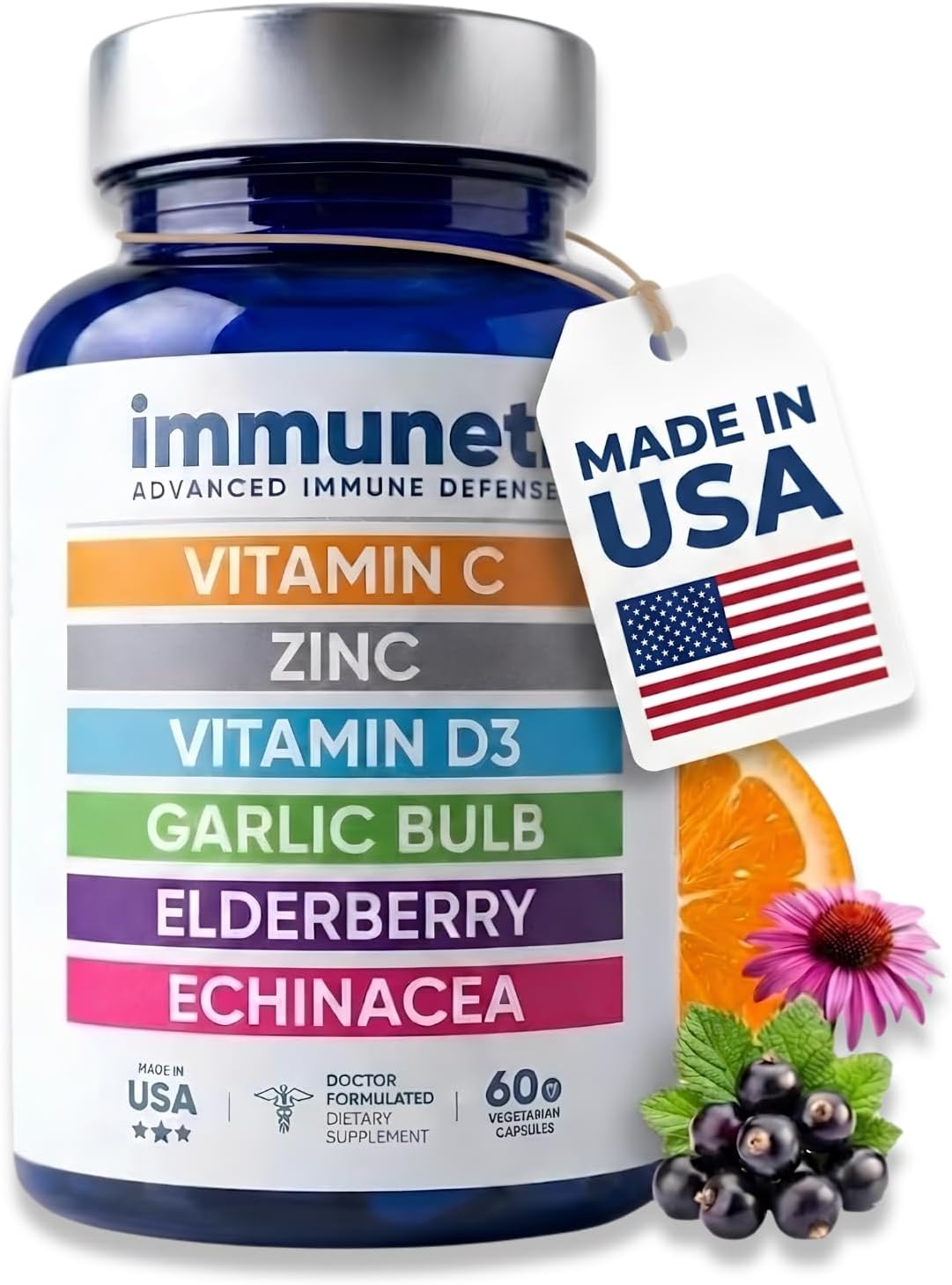 SUPLEMENTO INMUNOLÓGICO IMMUNETI ADVANCED IMMUNE SUPPORT 6 EN 1 - 1
