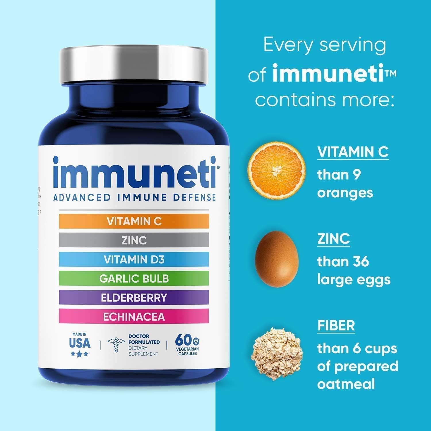 SUPLEMENTO INMUNOLÓGICO IMMUNETI ADVANCED IMMUNE SUPPORT 6 EN 1 - 2