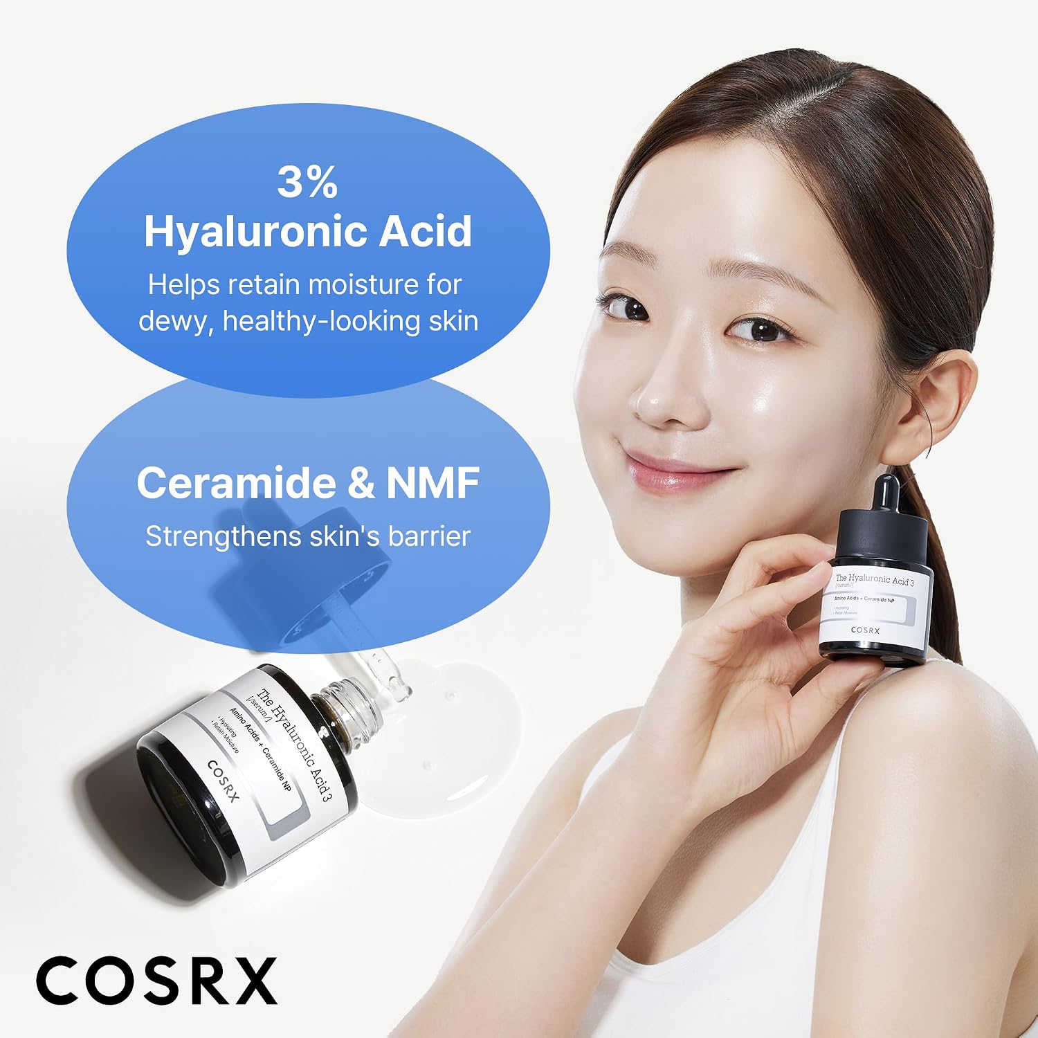 SUERO FACIAL COSRX PURE SODIUM HYALURONIC ACID 3% 20ML - 3
