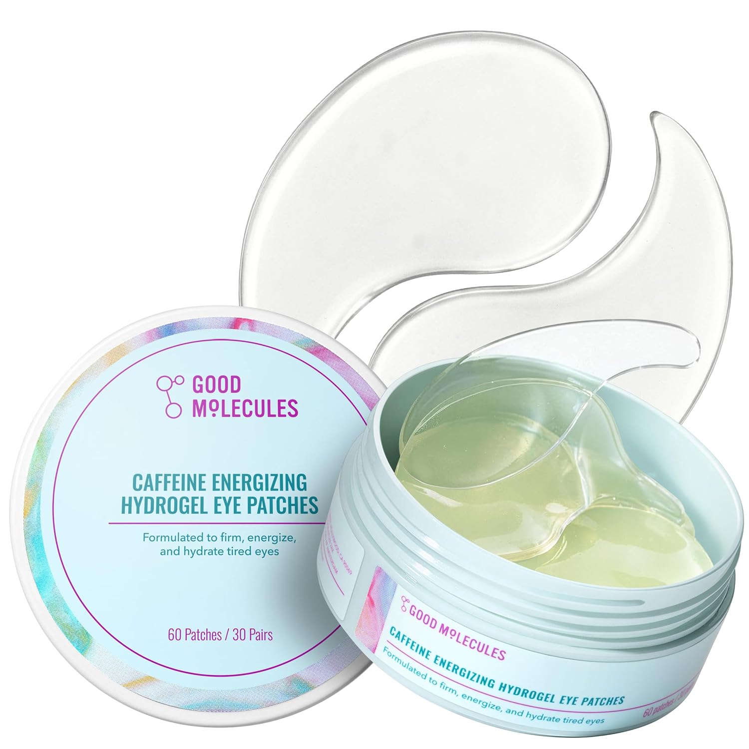 PARCHE HIDROGEL PARA OJOS GOOD MOLECULES CAFFEINE ENERGIZING 30 PARES - 1