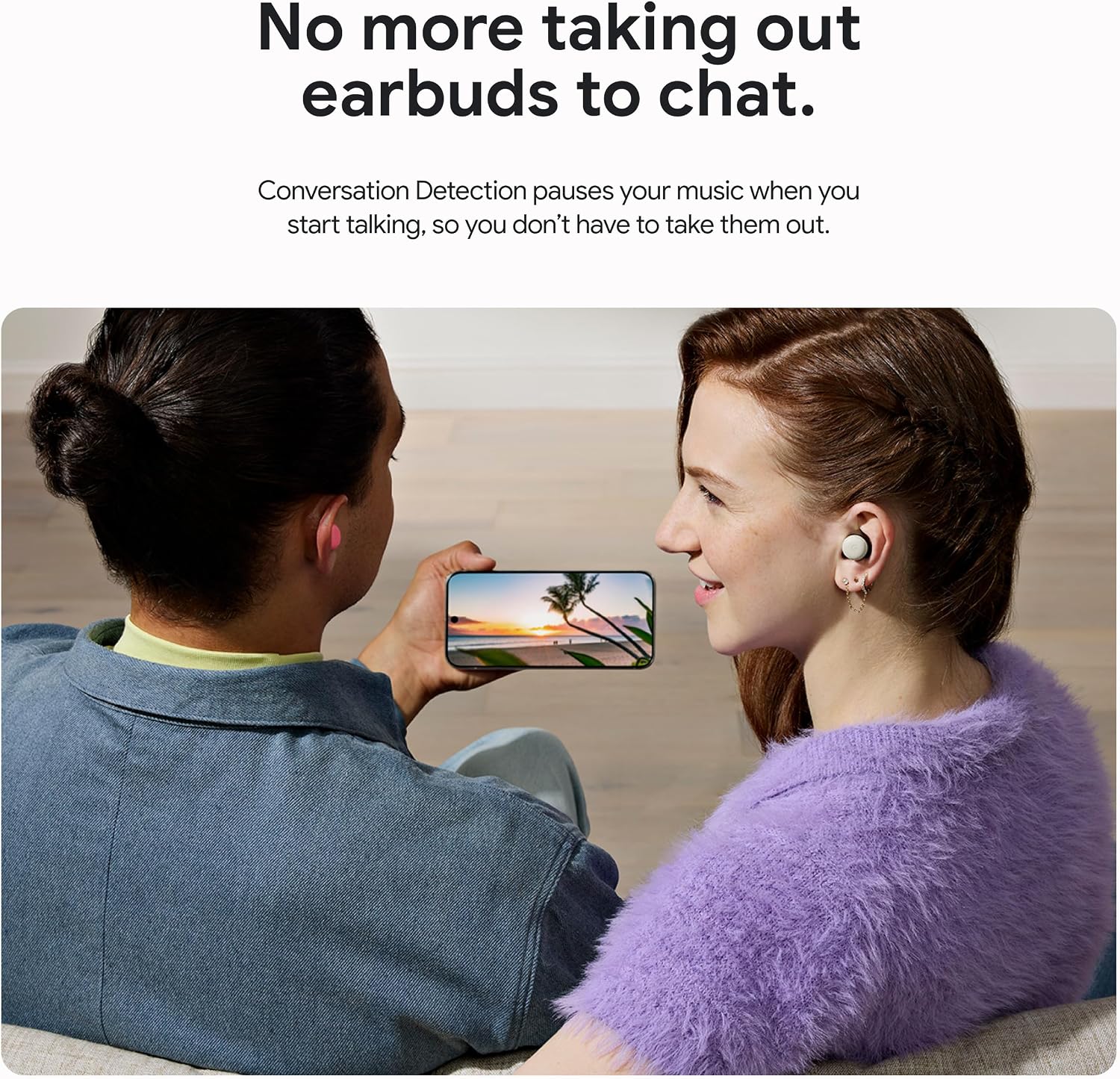 AUDÍFONOS GOOGLE PIXEL BUDS PRO 2 INALÁMBRICOS BLUETOOTH COLOR AVELLANA - 5