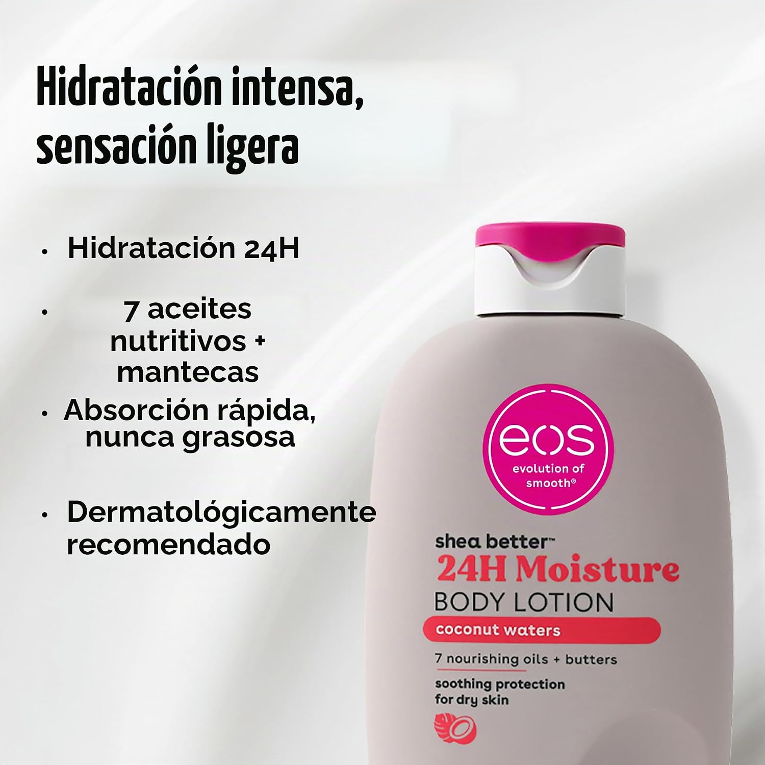 SET DE TRATAMIENTO EOS ESSENTIALS COCONUT WATERS BODY MASH, BODY MIST, BODY LOTION - 5