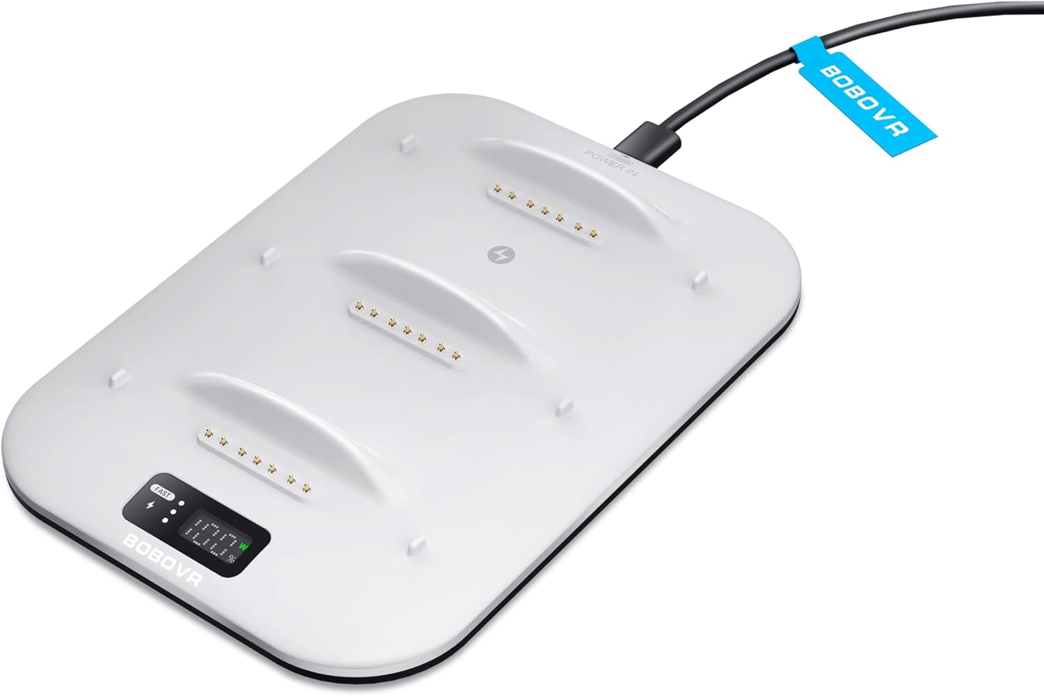 BASE DE CARGA BOBOVR BD3 PARA 3 BATERÍAS B100 30W - 1