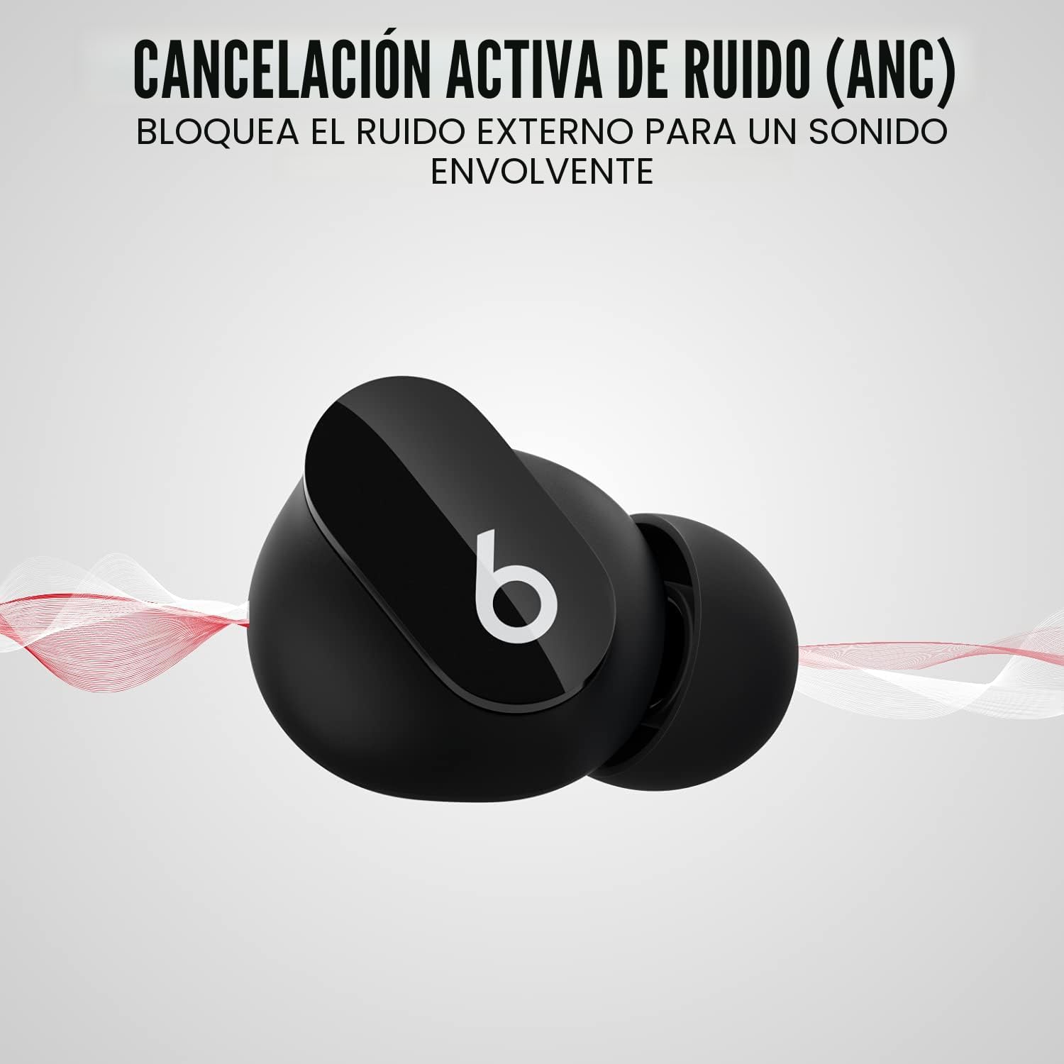 AUDÍFONOS TRUE WIRELESS BEATS STUDIO BUDS NEGRO - 2
