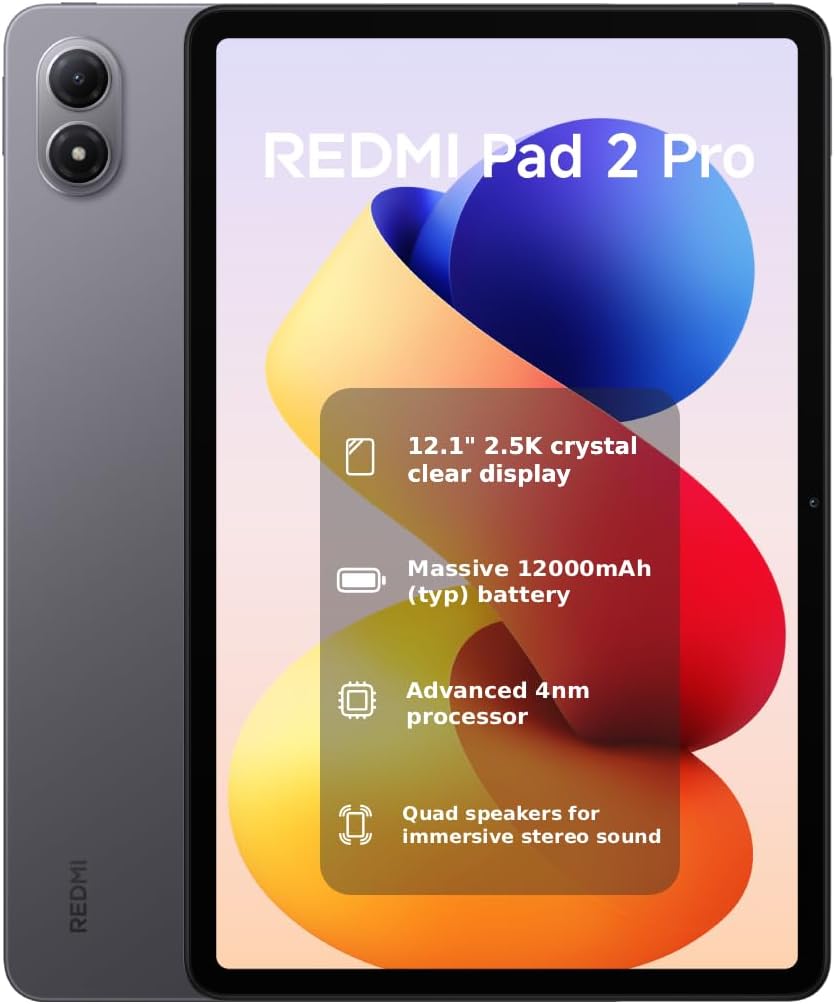 TABLET XIAOMI REDMI PAD 2 PRO WIFI 12.1' 256GB 8GB GRIS - 1