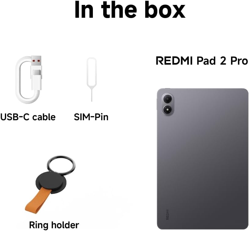 TABLET XIAOMI REDMI PAD 2 PRO WIFI 12.1' 256GB 8GB GRIS - 5
