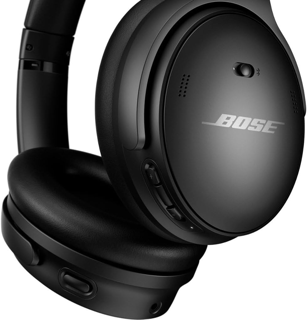 AUDÍFONOS BOSE QUIETCOMFORT 45 BLUETOOTH INALÁMBRICOS CANCELACIÓN DE RUIDO TRIPLE NEGRO - 3