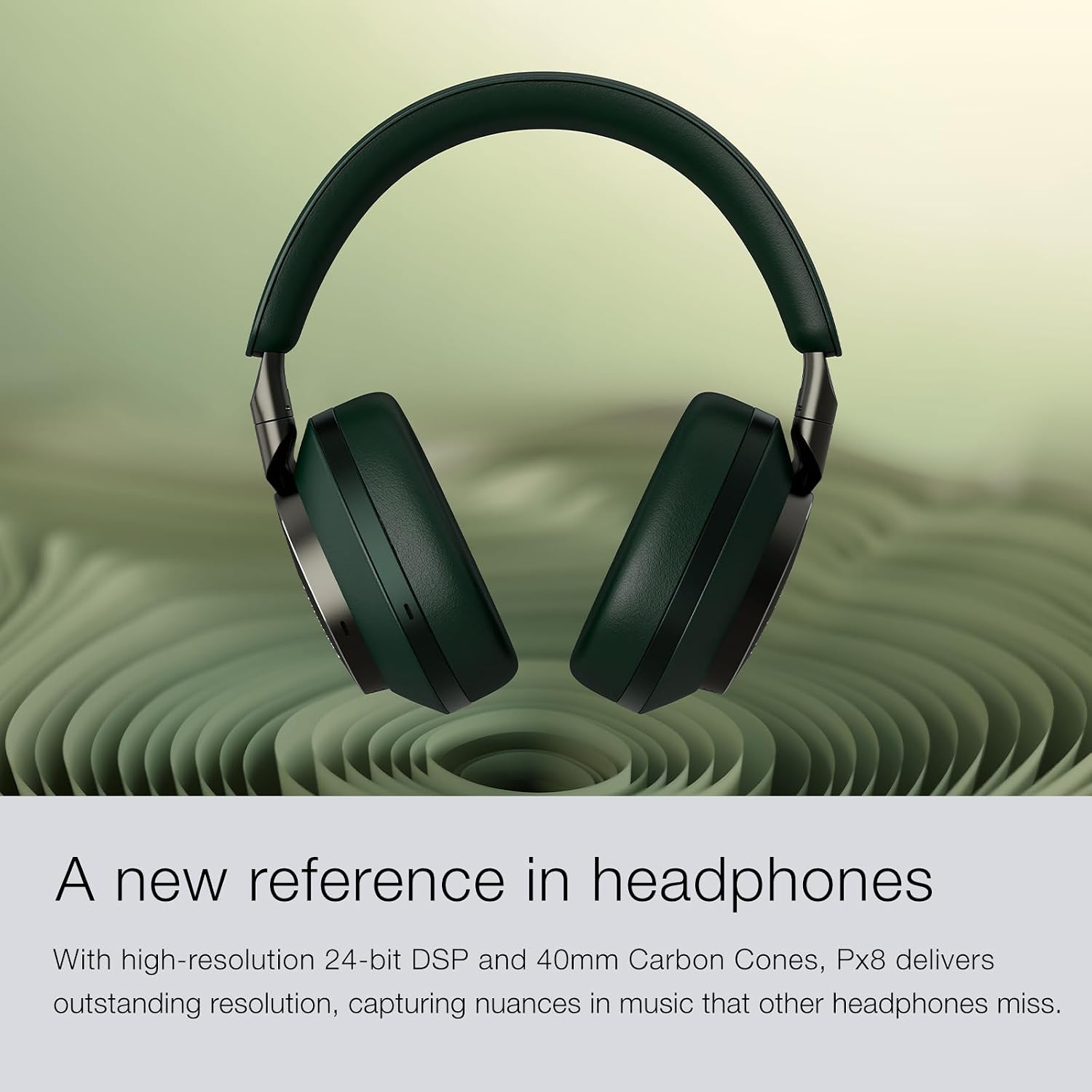 AUDÍFONOS OVER-EAR INALÁMBRICOS BOWERS Y WILKINS PX8 DARK FOREST - 4