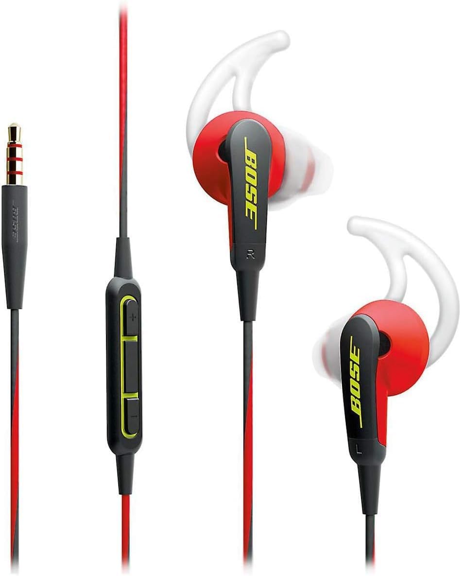 AUDÍFONOS IN-EAR BOSE SOUNDSPORT CON MICRÓFONO PARA APPLE ROJO REACONDICIONADO - 1