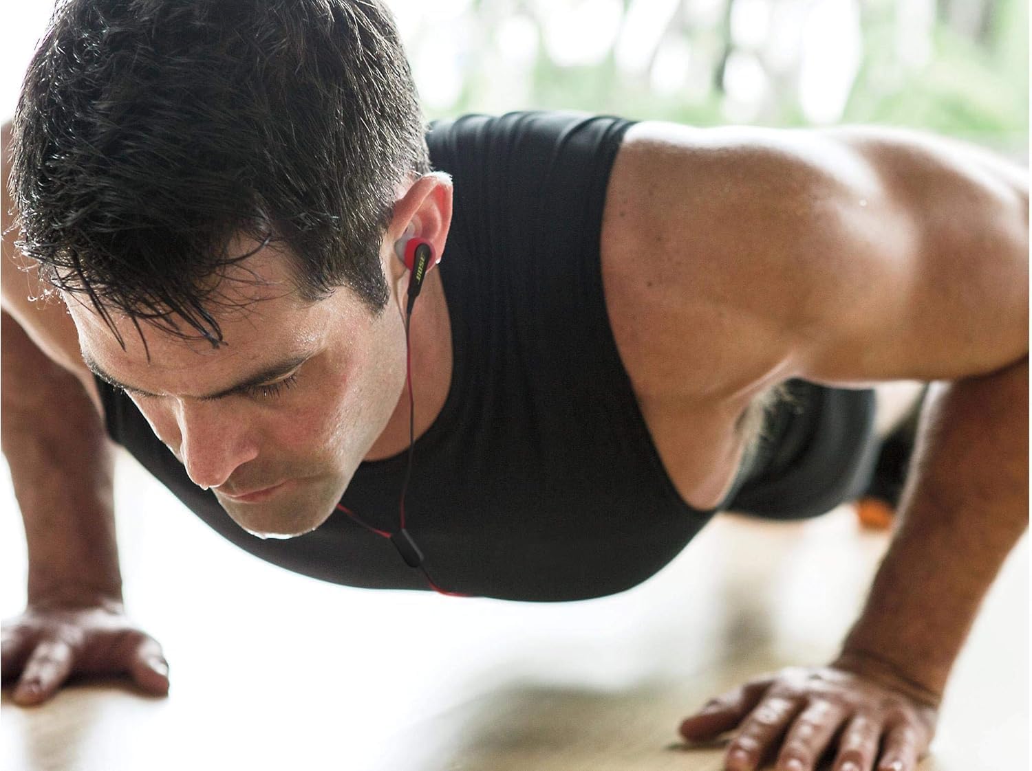 AUDÍFONOS IN-EAR BOSE SOUNDSPORT CON MICRÓFONO PARA APPLE ROJO REACONDICIONADO - 5