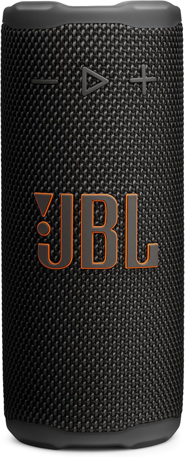 PARLANTE PORTÁTIL JBL GRIP BLUETOOTH IMPERMEABLE CON LUZ AMBIENTAL NEGRO - 1