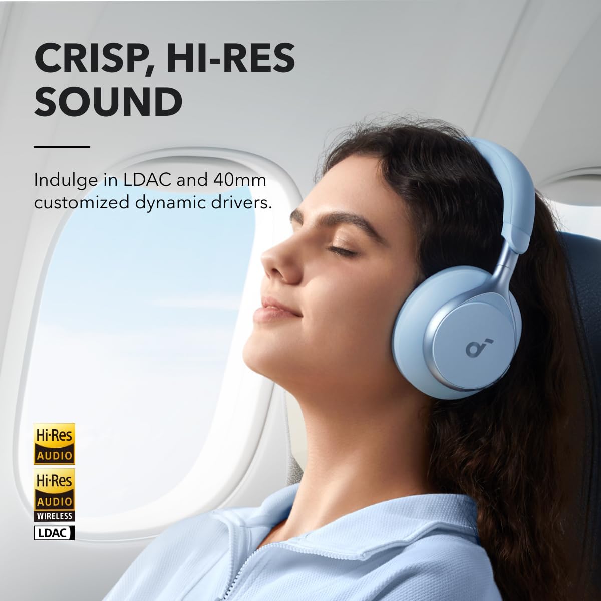 AUDÍFONOS OVER-EAR SOUNDCORE ANKER SPACE ONE ANC CON REDUCCIÓN DE VOZ - 4