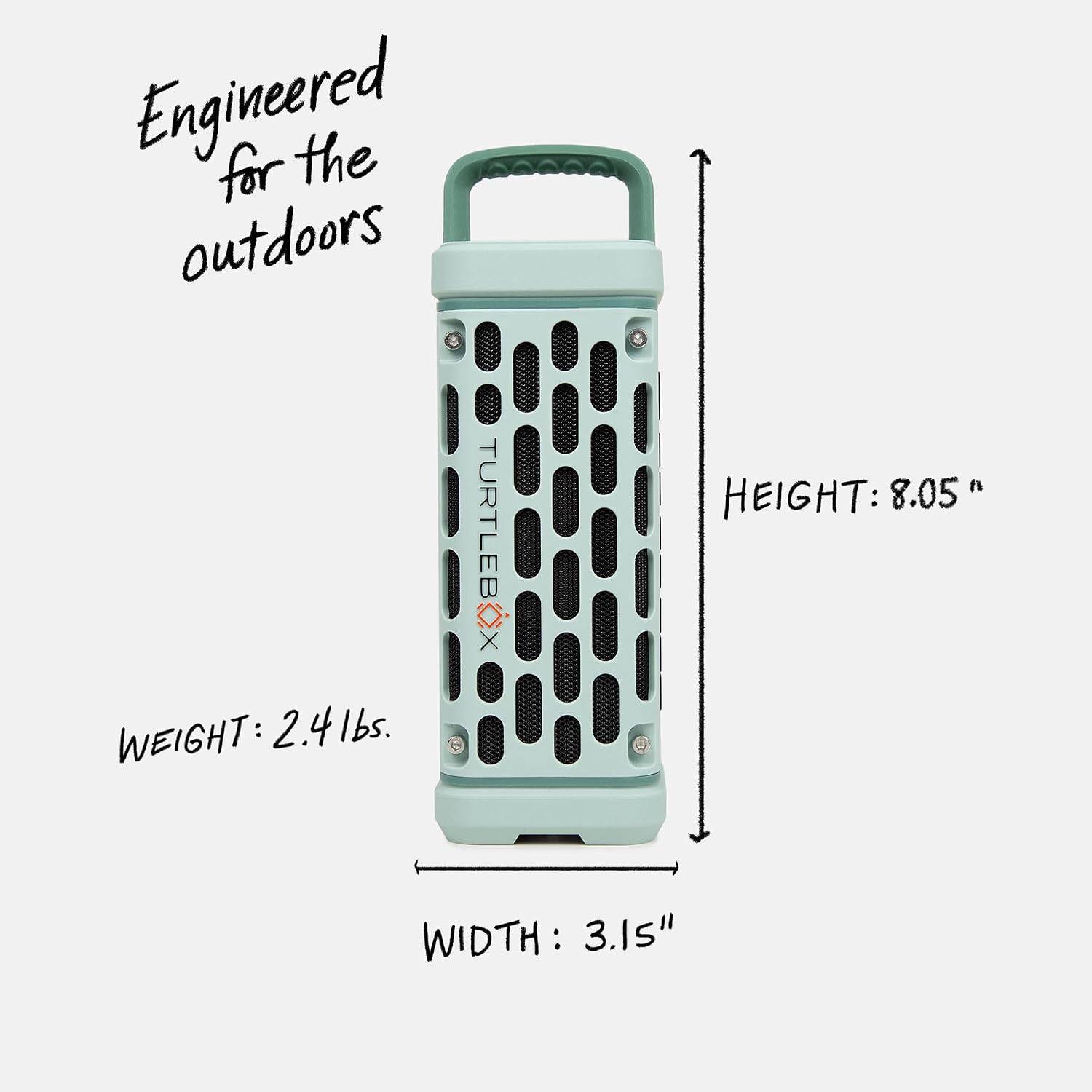 PARLANTE BLUETOOTH TURTLEBOX RANGER WATERPROOF RIVER ROCK - 2