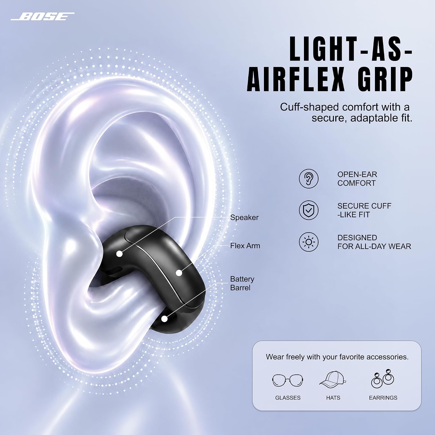 AUDÍFONOS BOSE ULTRA OPEN EARBUDS BLUETOOTH CLIP-ON OPEN-EAR - 4