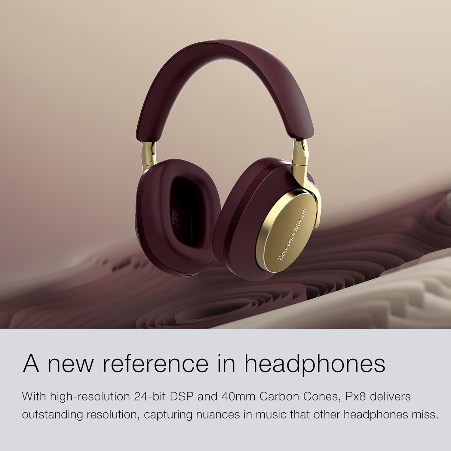 AUDÍFONOS OVER-EAR INALÁMBRICOS BOWERS Y WILKINS PX8 TAN - 4
