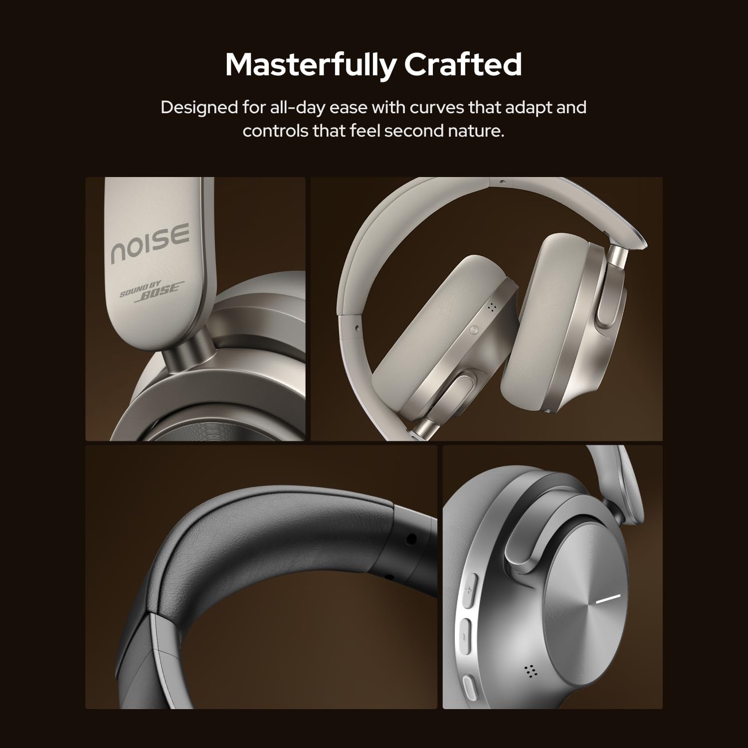 AUDÍFONOS OVER-EAR NOISE MASTER BUDS MAX PLATEADO - 5